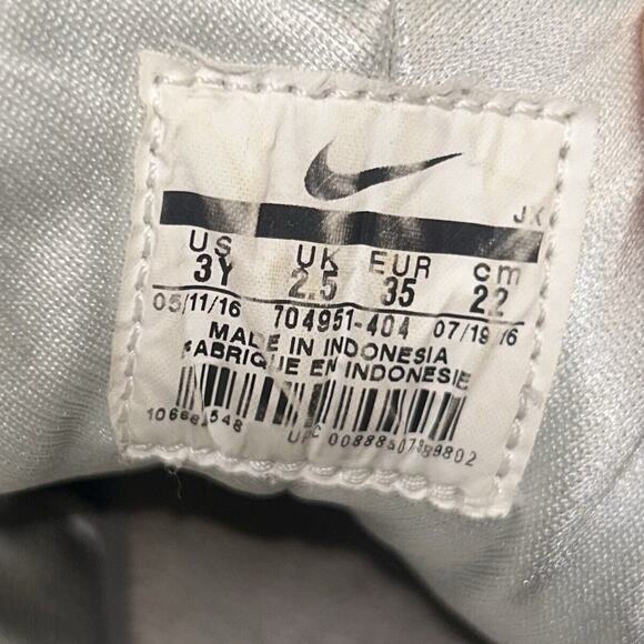 Nike Air Huarache Run Midnight Navy Blue Maroon 704951-404 Youth US Size 3Y - Picture 9 of 11